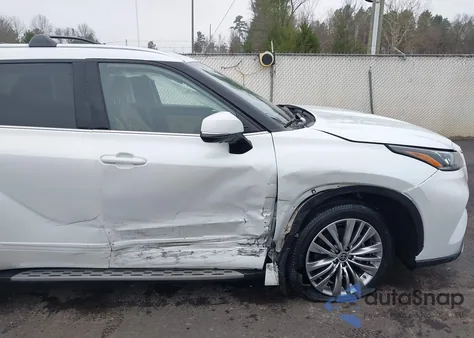2022 Toyota Highlander Platinum from USA, damaged, VIN 5TDFZRAH5NS130434